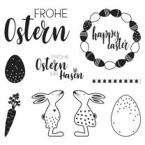 Rayher clear stamps Stempel Set - Osterfreunde