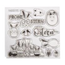 Rayher clear stamps Stempel Set - Frohe Ostern