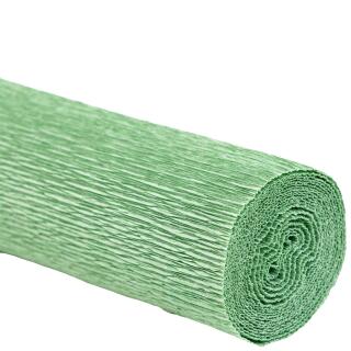 Floristenkreppp 50 x 250 cm gerollt, 160g/Rolle - 42 Farben - Made in Germany -  Auswahl eucalyptus