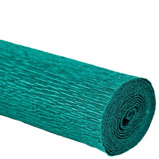 Floristenkreppp 50 x 250 cm gerollt, 160g/Rolle - 42 Farben - Made in Germany -  Auswahl petrol