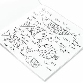Malbuch Meerjungfrau
