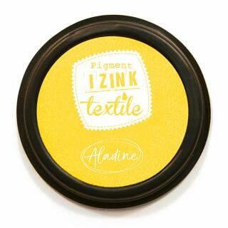 Aladine IZINK Pigment Textil Stempelkissen - Auswahl jaune - gelb