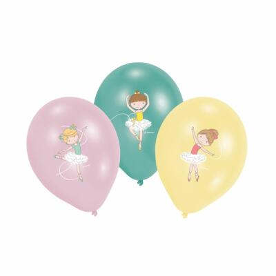 Luftballons Ballerina - little dancer, 6 Stück