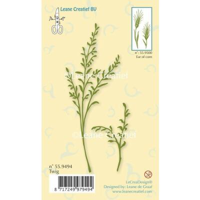 Leane Creatief clear stamp - Zweig 11 x 4 cm (55.9494)