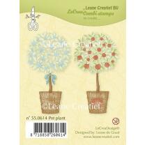 Leane Creatief clear combi stamp - Topfpflanzen (55.0614)