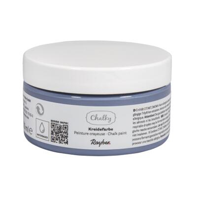 Rayher Chalky Kreidefarbe 100 ml - Farbauswahl Nr. 370 taubenblau