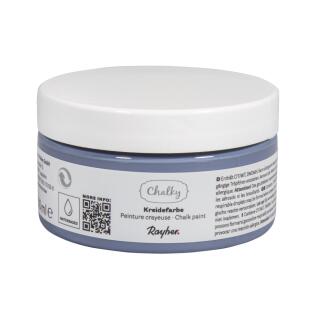 Rayher Chalky Kreidefarbe 100 ml - Farbauswahl Nr. 370 taubenblau