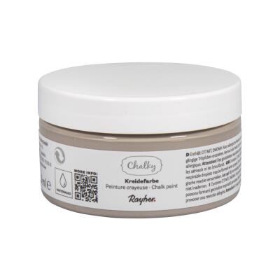 Rayher Chalky Kreidefarbe 100 ml - Farbauswahl Nr. 535 taupe-brown