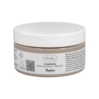 Rayher Chalky Kreidefarbe 100 ml - Farbauswahl Nr. 535 taupe-brown