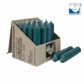 Stabkerze 100 x 22 mm - durchgefärbt - Made in Germany 21 dunkelgrün 1 Stück