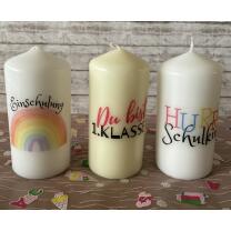 Kerzentattoos Schulanfang - Einschulung A4