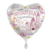 Folienballon 43 cm - Unsere Prinzessin ist ein Schulkind...