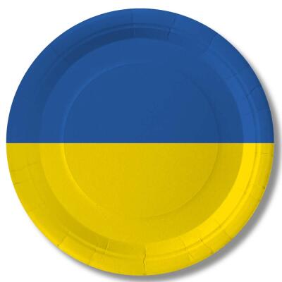 Ukraine - Pappteller 10 Stück