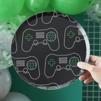 Game Party - Pappteller, 8 Stück