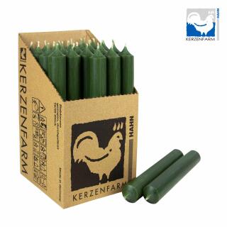 Stabkerze 180 x 22 mm - durchgefärbt - Made in Germany 52 kieferngrün 1
