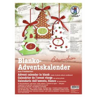 Ursus Adventskalender - Bäumchen Blanko