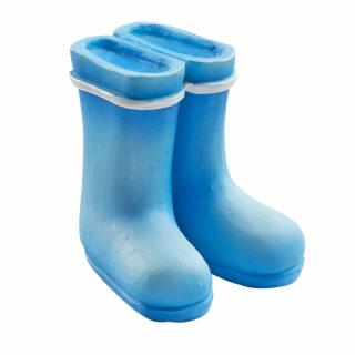 Miniatur Gummistiefel blau 4 cm