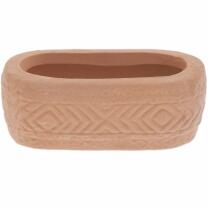 Miniatur Blumentopf oval, 5 cm