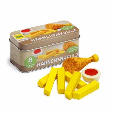 Erzi 28215 - Hähnchenkeule Pommes in der Dose