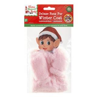 Elves Behavin Badley - Frecher Elf Wintermantel rosa