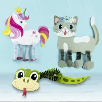 Hexentreppen Bastelset "Tiere"