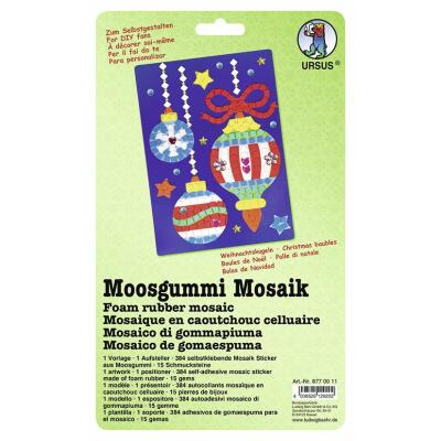 Moosgummi Mosaik Weihnachtskugeln (11)