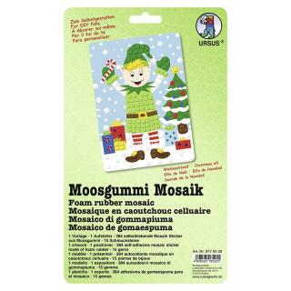 Moosgummi Mosaik Weihnachtself (28)