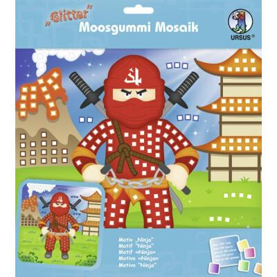 Moosgummi Mosaik "Glitter" Ninja (10)