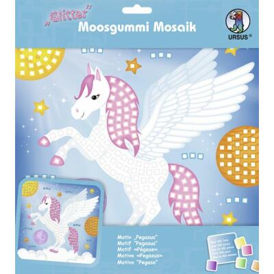 Moosgummi Mosaik "Glitter" Pegasus (15)