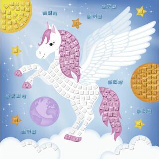 Moosgummi Mosaik "Glitter" Pegasus (15)