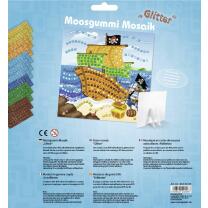 Moosgummi Mosaik "Glitter" Pirat (05)