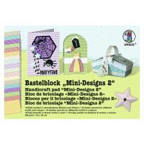 Bastelblock "Mini-Designs 2"  18 Blatt  24 x 34 cm