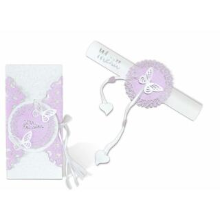 Paper Doilies "Schmetterlinge" hell-lila