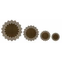 Paper Doilies "Orient" dunkelbraun