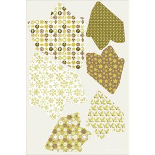 Paper Stars "Golden Charm" - Bastelset für 6 Sterne