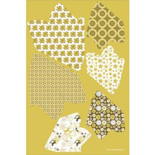 Paper Stars "Golden Charm" - Bastelset für 6 Sterne