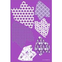 Paper Stars "Impression" - Bastelset für 6 Sterne
