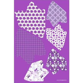 Paper Stars "Impression" - Bastelset für 6 Sterne