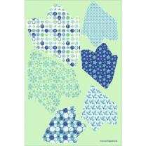 Paper Stars "Ice" - Bastelset für 6 Sterne