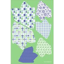 Paper Stars "Ice" - Bastelset für 6 Sterne