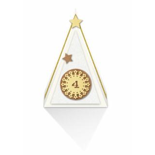 Adventszahlen "Gold"