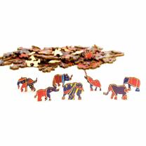 Rainbow Wooden Holz-Puzzle Elefant