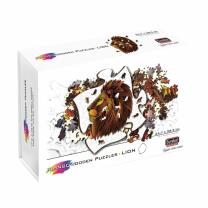 Rainbow Wooden Holz-Puzzle Lion (Löwe)