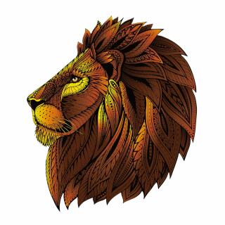 Rainbow Wooden Holz-Puzzle Lion (Löwe)