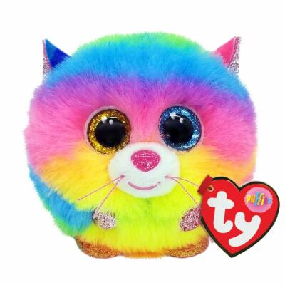 Ty Beanie Balls Puffies - Auswahl Katze Gizmo