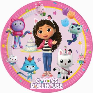 Gabbys Dollhouse - Pappteller, 8 Stück