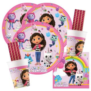Gabbys Dollhouse - 68-teiliges Party-Set für 16 Kinder
