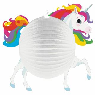 Laterne - Lampion - Einhorn
