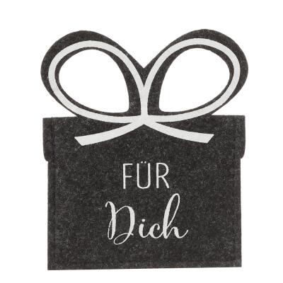 Filz-Geschenktasche für Gutscheinkarten - Auswahl Für Dich