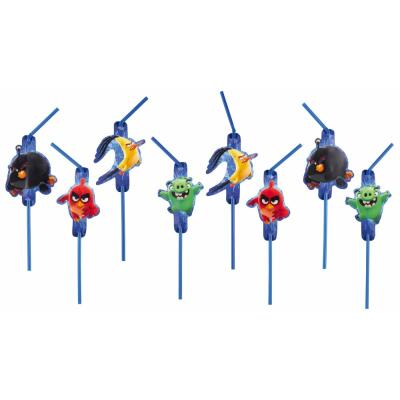 Trinkhalme Angry Birds Movie, 8 Stück